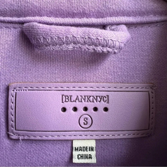 Blank NYC Fleece Shacket Plush Cozy Soft Purple Shacket Shirt Jacket Size Small - Picture 6 of 12